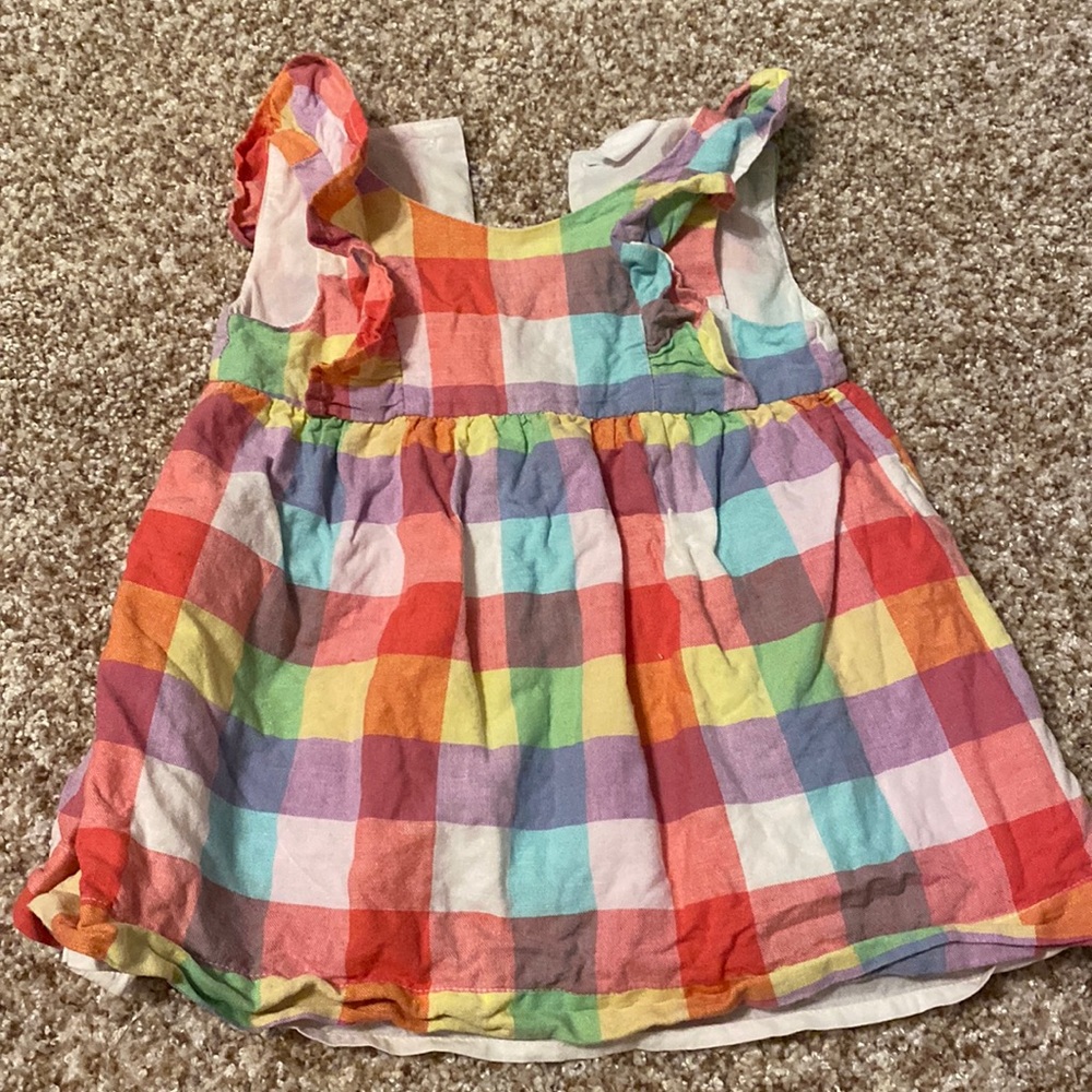 Plaid dress from Baby Gap